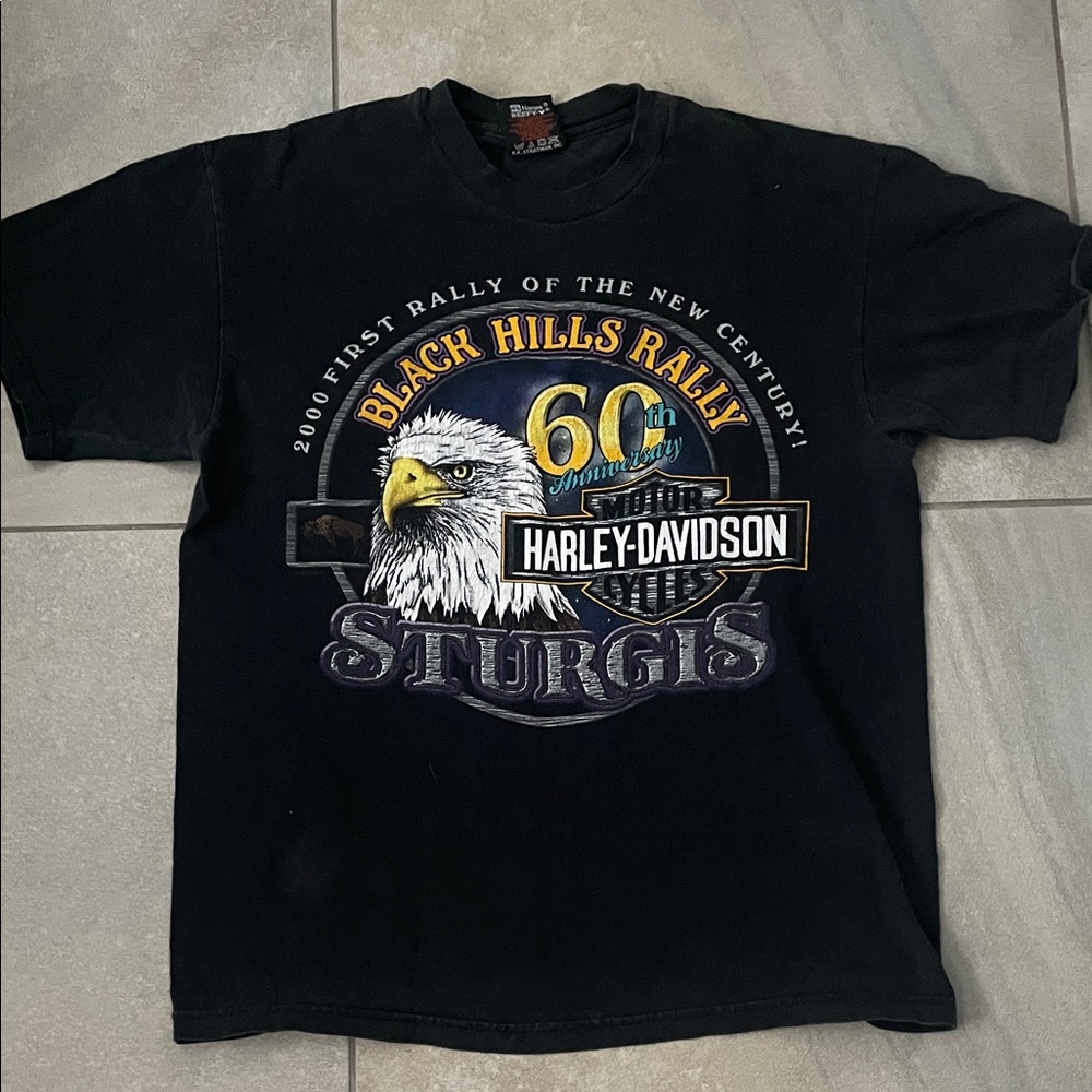 Harley-Davidson Black Hills Rally Tee - Black and Gold